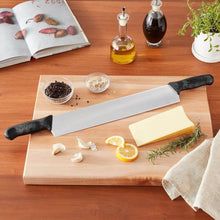 Cuchillo Para Queso Mango Doble 38 Cm Negro
