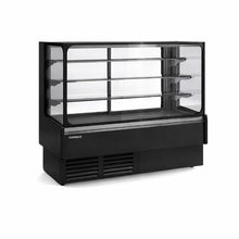 Vitrina Pastelera Cerrada Recta  1.3 Metros Negra Modelo VSS-6-13-R Coreco