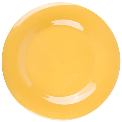 Plato Melamina Amarillo 23 Cm