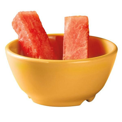 SET DE 6 POCILLO POSTRE COLOR AMARILLO 11X6 CM