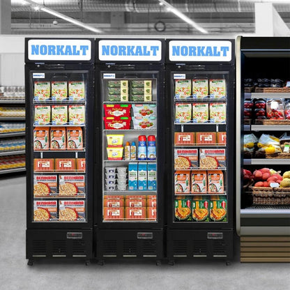 Congelador Puerta De Vidrio 400 Litros Norkalt