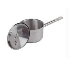 Cazo Bajo Acero Inoxidable Con Tapa Y Fondo Difusor 2.2 Litros