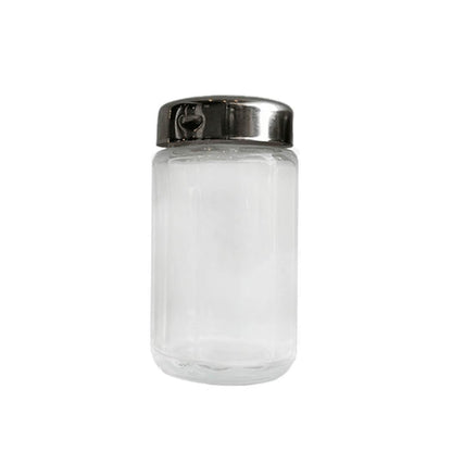 Salero Vidrio Con Tapa Acero