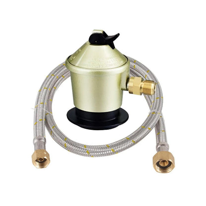 Kit Regulador + Flexible Gas 1/2 X 3/8 1 Metro