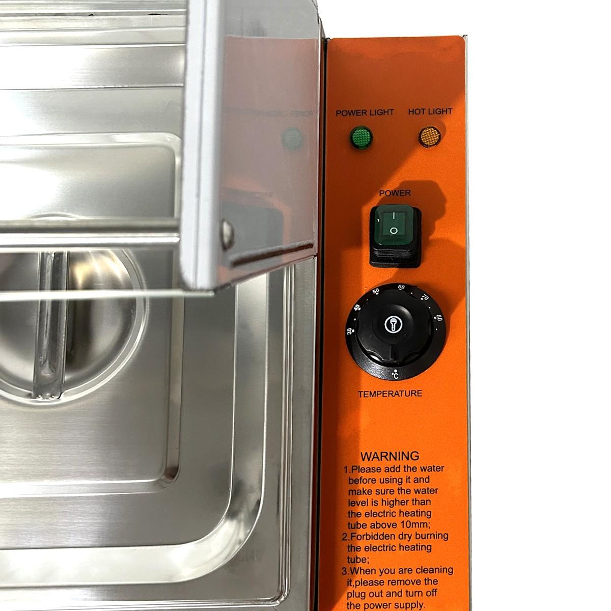 Baño María Sobremesa C/Vidrio 5 Gn 1/2 EHBM5 Volter