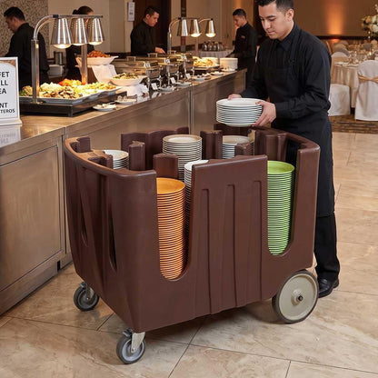 Carro Porta Platos XL Caddy ADC1 Ajustable Color Cafe