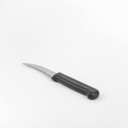 Cuchillo Torneador 8 Cm Mango Negro Línea Durafio