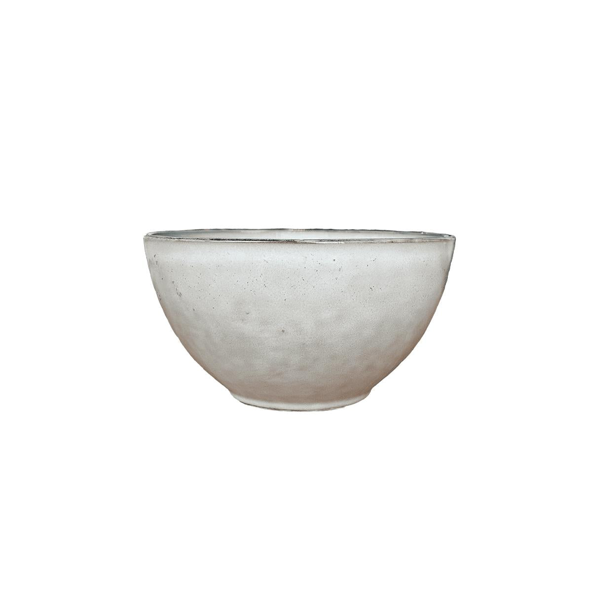 Set 6 Bowl Redondo Ceramica 18X9.5 Cm Gris Linea Oslo