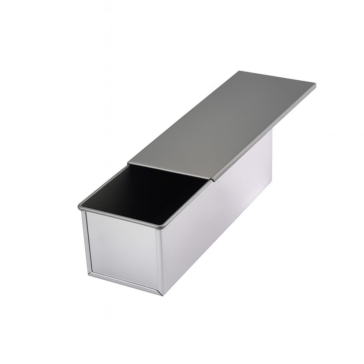 Molde De Pan Aluminio Con Tapa 33x11x12 Cm