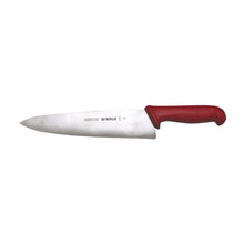 Cuchillo Medio Golpe 25 Cm Mango Rojo Línea Durafio