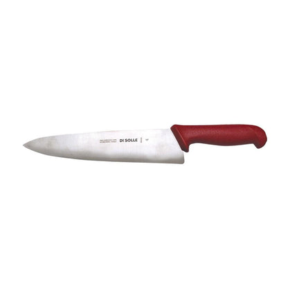 Cuchillo Medio Golpe 25 Cm Mango Rojo Línea Durafio