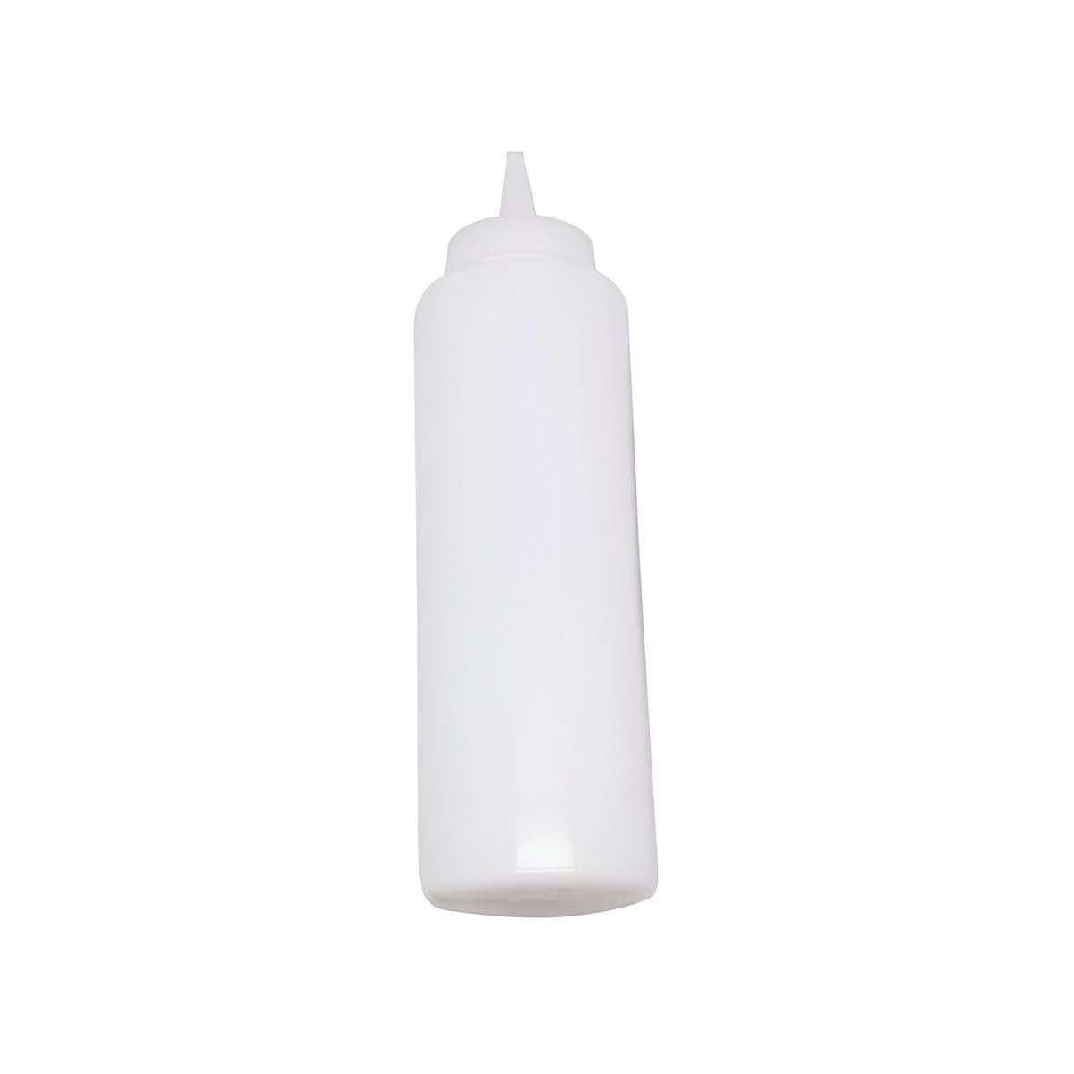 Botella Dispensadora Salsa Graduada Blanca 350 Ml