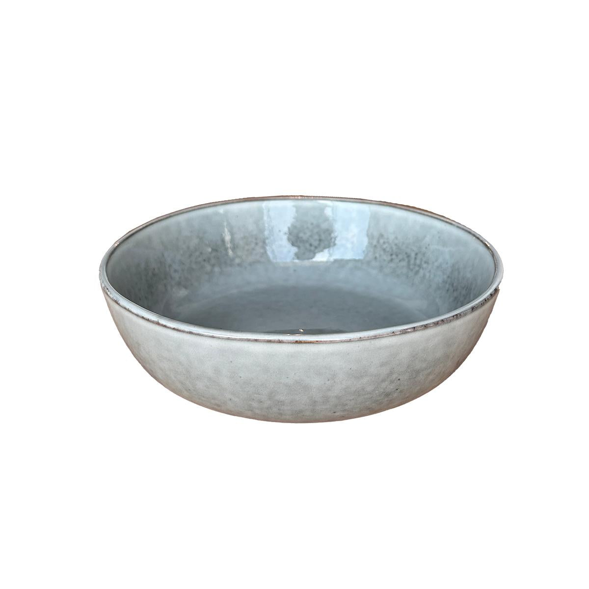 Set 6 Bowl Redondo Ceramica 19.5X5.7 Cm Gris Linea Oslo