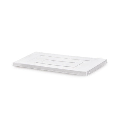 Tapa Plana Ancha PET Caja de 200 unidades Transparente