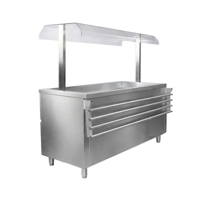 Modulo Salad Bar Refrigerado 4 Deposito