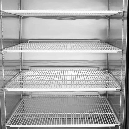Congelador Acero Inoxidable Puerta Vidrio Single 700 Litros Norkalt