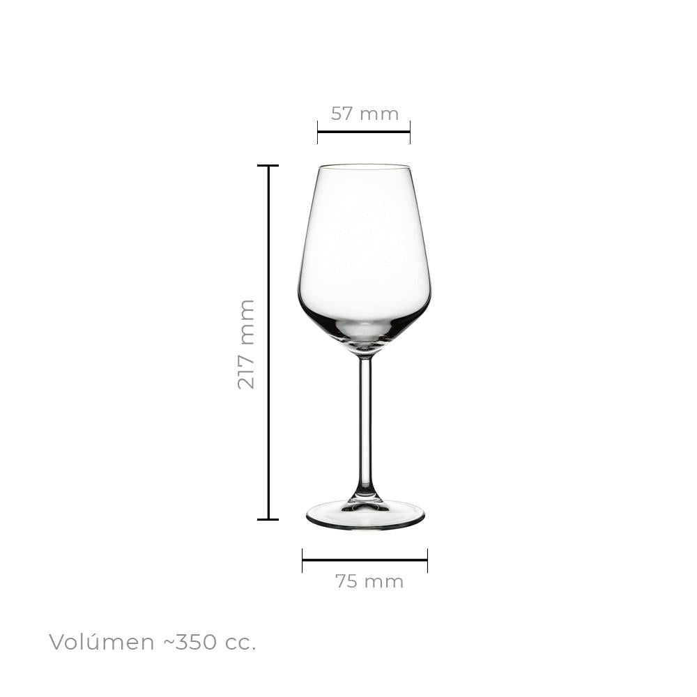 Copa Vino Blanco 350 Cc Línea Allegra