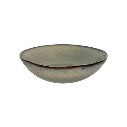Set De 6 Bowl Redondo Ceramica 18.5 X 5 Cm Azul Grafito Línea Rustica