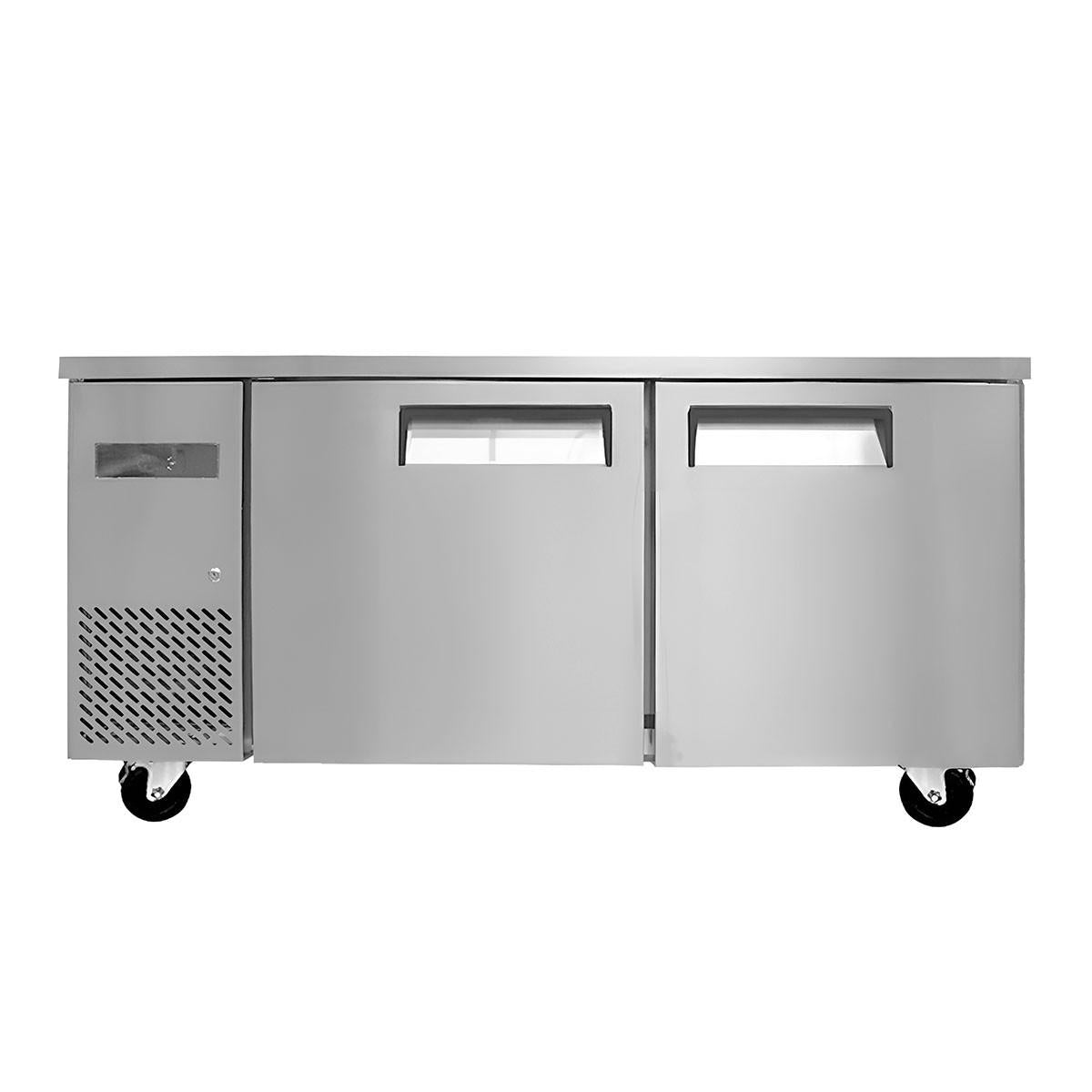 Mesón Congelador 2 Puertas 1500x600x800 Mm Norkalt