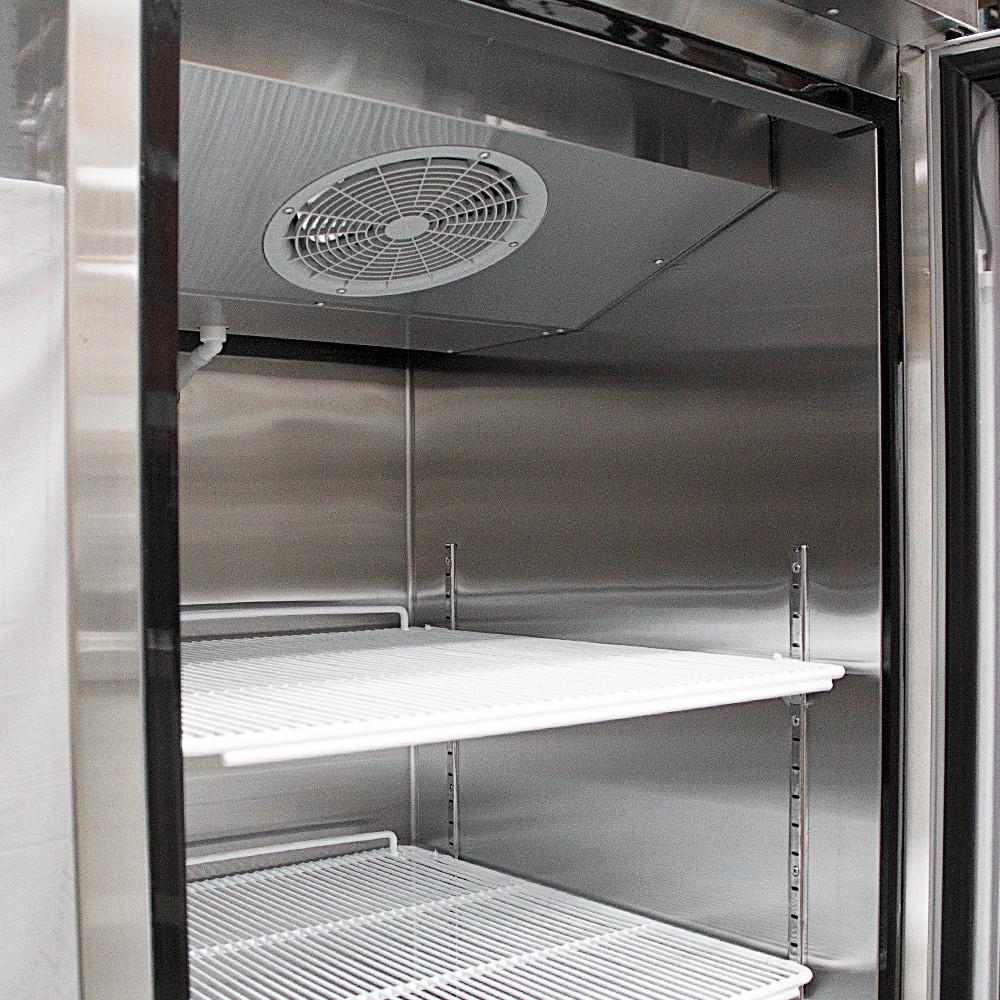 Refrigerador Acero Inoxidable Puerta Vidrio Single 700 Litros Norkalt