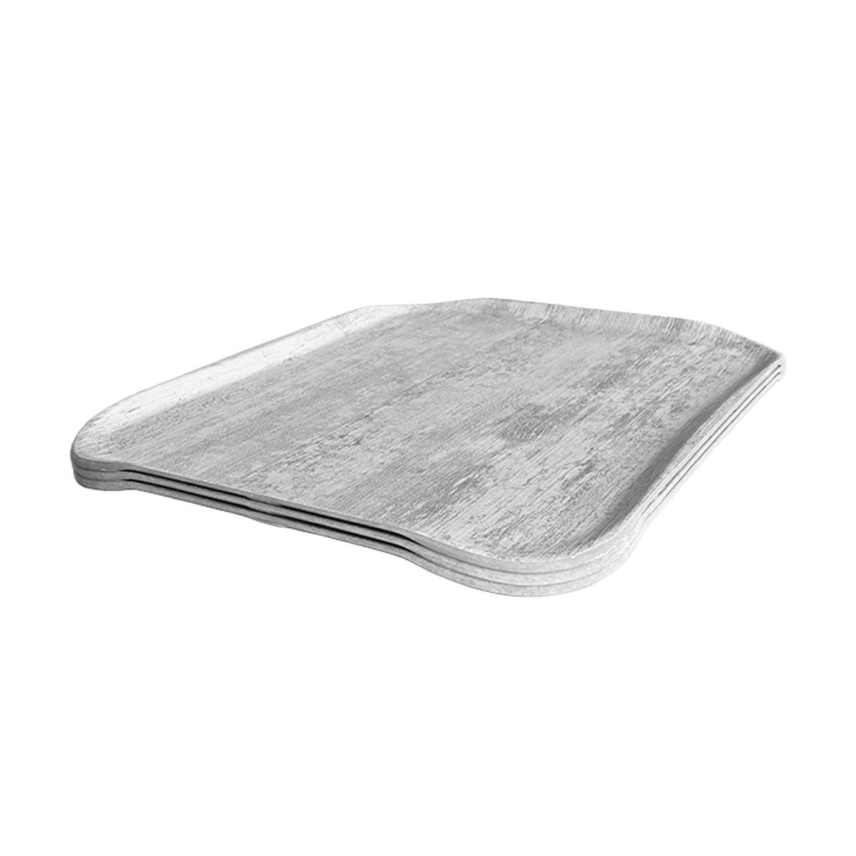 Bandeja De Servicio 36 X 46 Cm Gris Troya