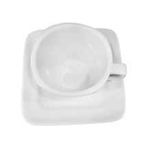 Taza Té Cuadrada 220Ml Con Platillo