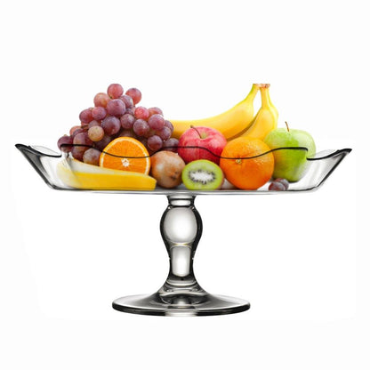 Frutero Vidrio Con Pedestal  32X15Cm