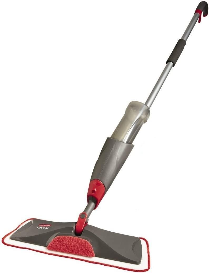 KIT DE LIMPIEZA RUBBERMAID CON MOPA MICROFIBRA Y SPRAY