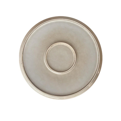 Set 6 Platos Redondo Ceramica 26.5 Cm Beige Linea Oslo
