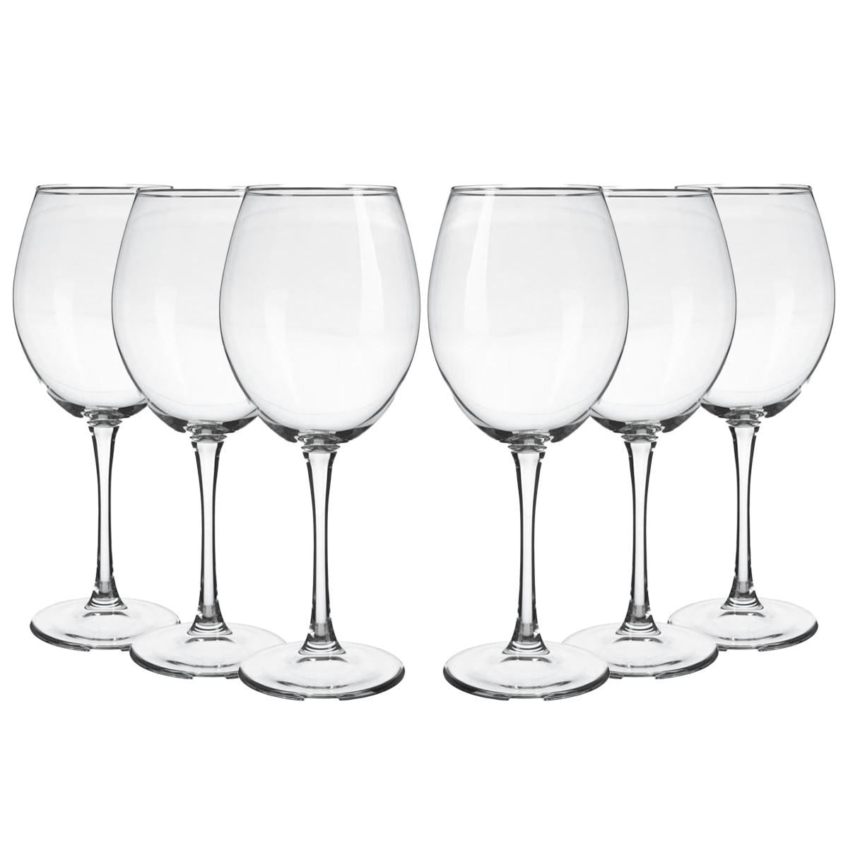 Set De 6 Copas Vino Tinto 550 Cc Línea Enoteca