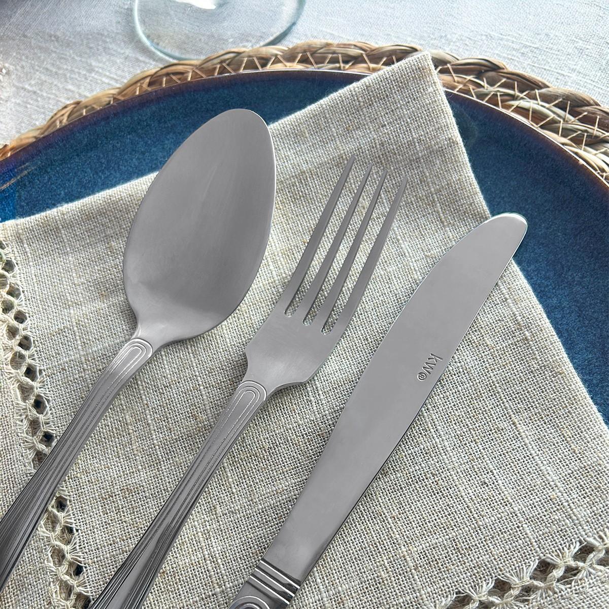 Set De Cubietos 24 Piezas Provence Acero Inoxidable