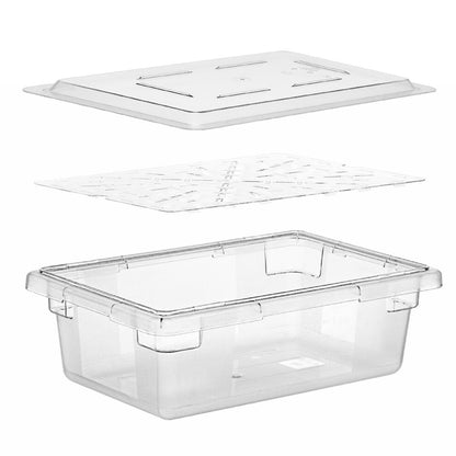 Pack Caja De Almacenamiento Mas Tapa Y Drenaje 46x30x15 Cm