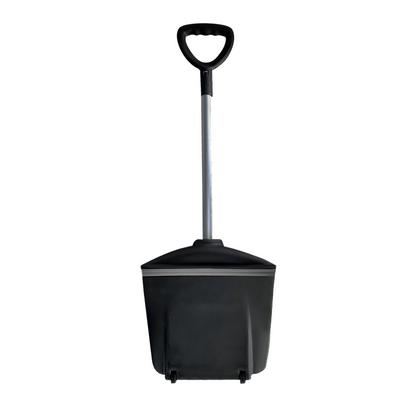 Pala Basura Aluminio C/Tapa Negra Y Escoba
