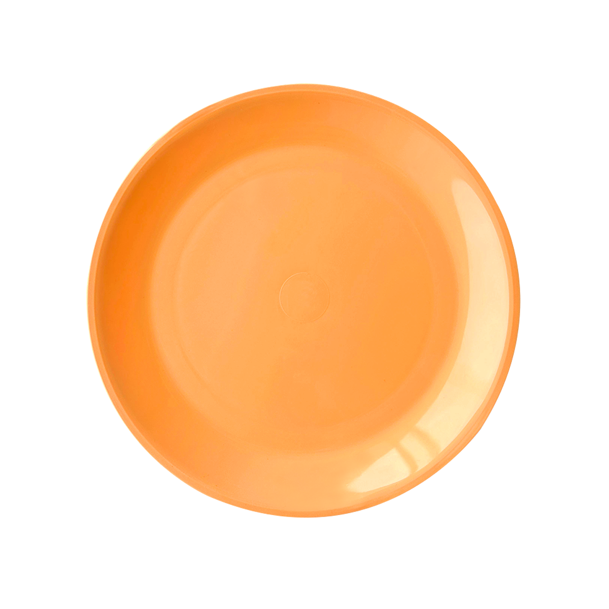 Plato De Policarbonato Amarillo 23.5 Cm