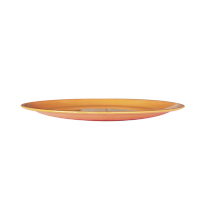 Plato De Policarbonato Amarillo 23.5 Cm