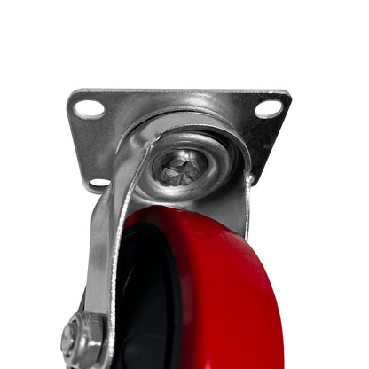 Rueda Giratoria Acero 4" x 100 Mm.