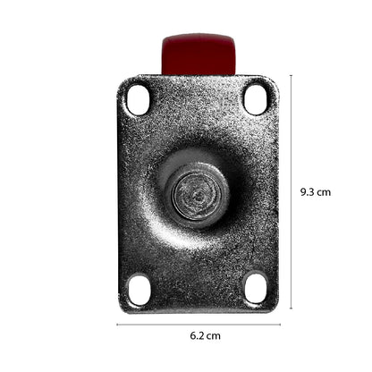 Rueda Giratoria Acero 4" x 100 Mm.