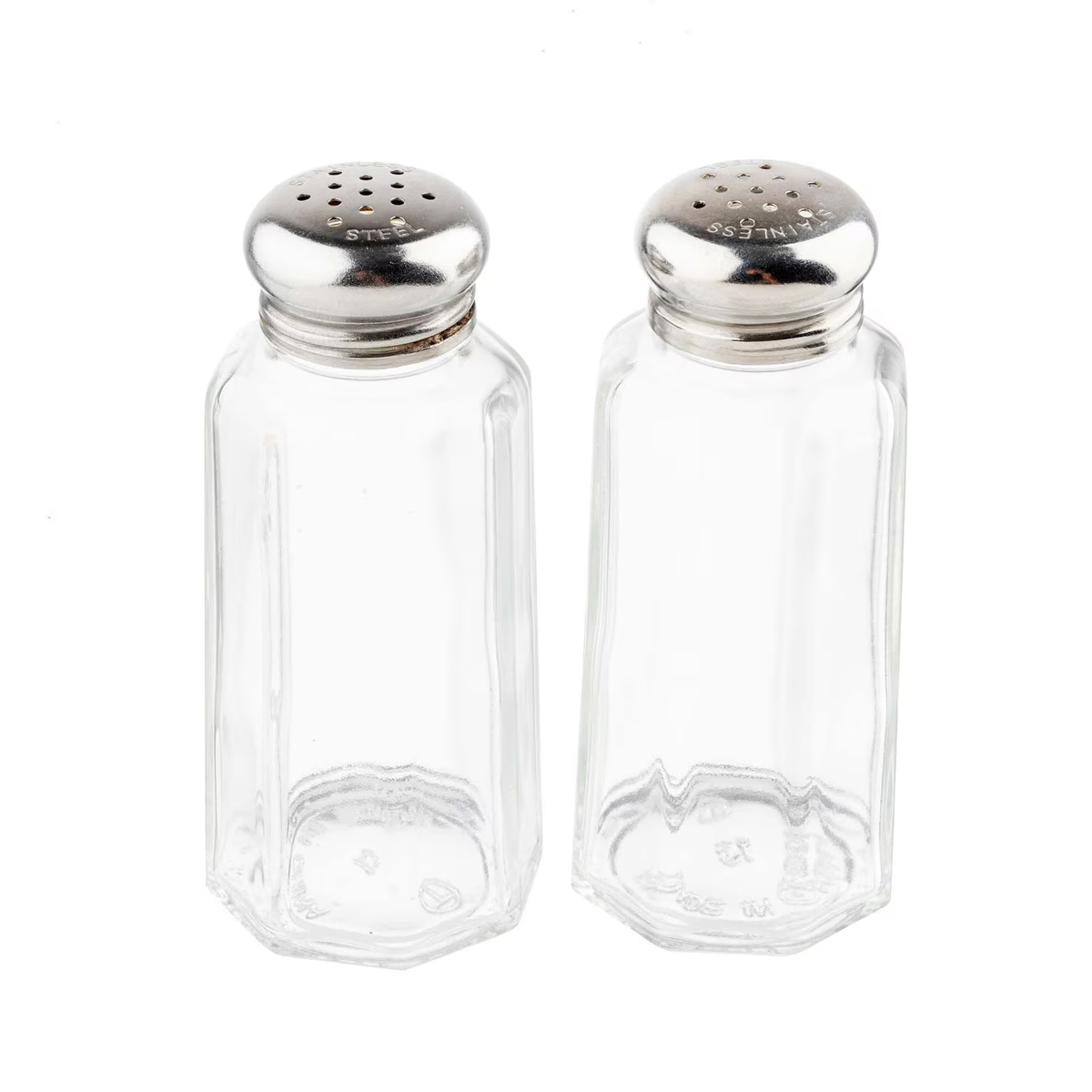 Salero y Pimentero De Vidrio 2 Oz