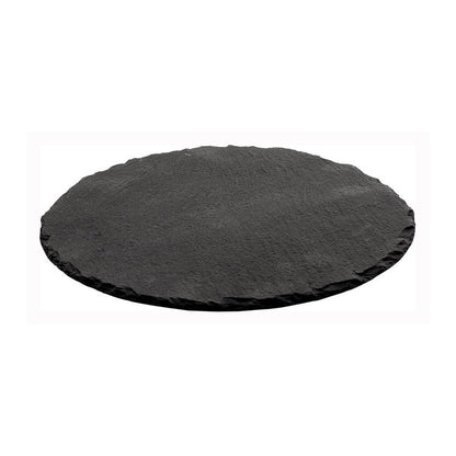 Tabla Piedra Pizarra Redonda 25X0.5 Cm