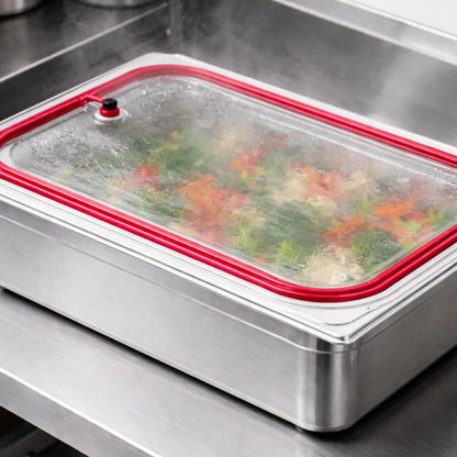 Tapa Contenedor Gastronomico Policarbonato GN 1/1 Con Silicona