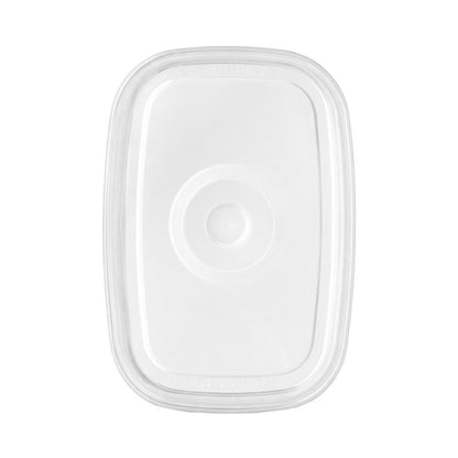 Tapa Rectangular Transparente Policarboanto 17 Cms Para Pocillo