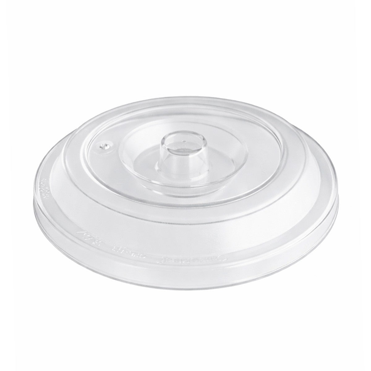 Tapa Redonda Transparente Policarboanto 12 Cms Para Pocillo