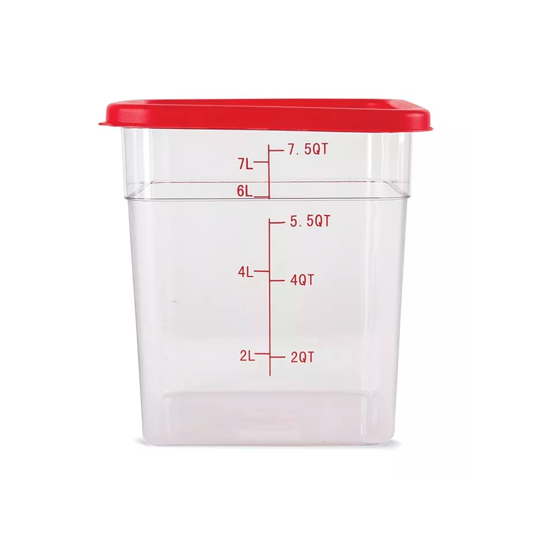 Tapa Roja Recipiente Policarbonato 5.7 Y 7.6 Litros