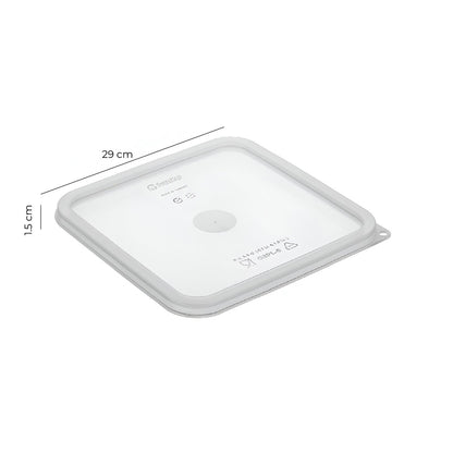 Tapa Transparente Para Recipiente Polipropileno 11.4 17.2 Y 20.8 Litros