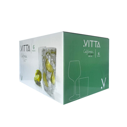 Set 6 Vasos 330 Ml Alto Línea California